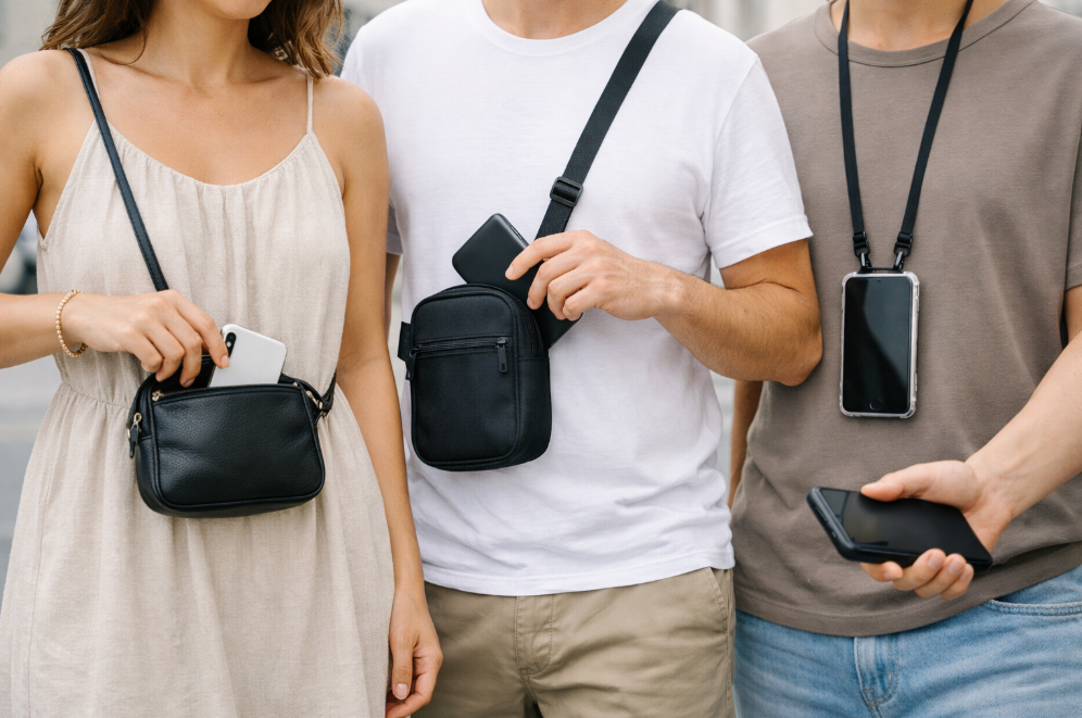 How to carry a phone without pockets